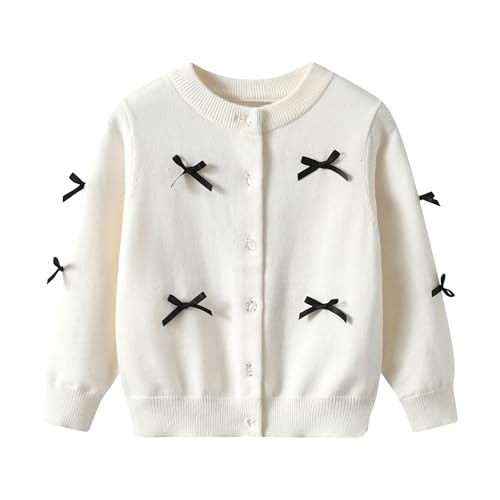 Image of Rolanko Girls Cardigan Sparkling Sequin Kids Knit Button Up Sweater Cardigan Long Sleeve 4-11 Years