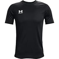 Under Armour Men Challenger III Training Short Sleeve, Lightweight Sports Top, Sportswear for Men, Football Training Shirt Black