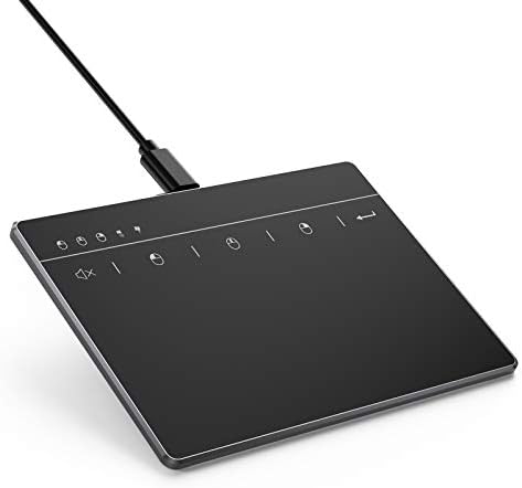 Seenda Touchpad Trackpad, External USB High Precision Trackpad with Multi-Touch Navigation Plug and Play for Windows 10 Windows 7 Desktop/Laptop/Notebook Computer