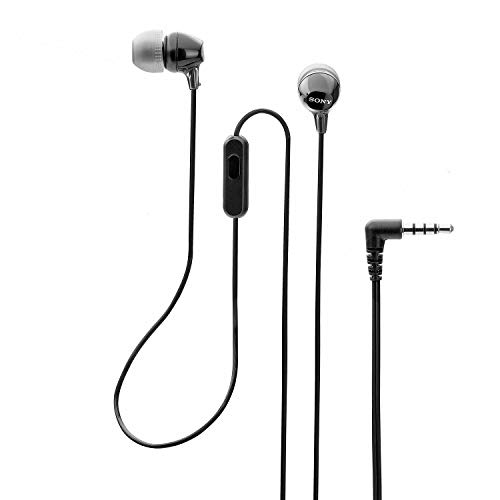 Image of Sony MDR-EX14AP Wired in Ear Headphone with Mic (Black)