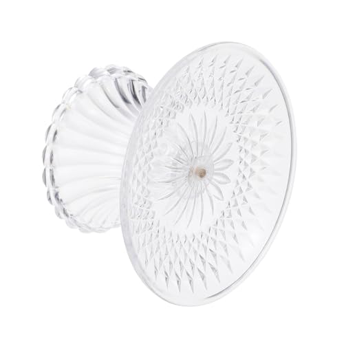 VALICLUD 透明アクリルフルーツプレート 軽量安定 ホテル パーティー 結婚式用多機能果皿 ケーキ デザート スナック盛り付けに