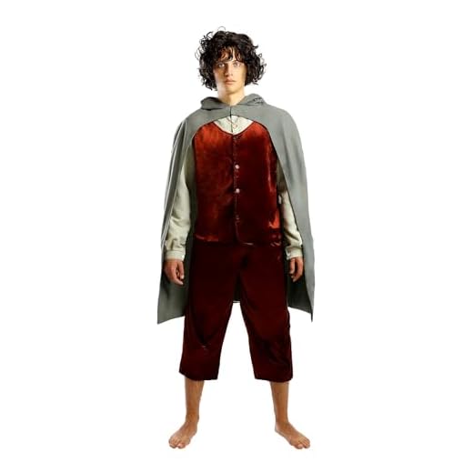 Funidelia | Frodo Kostüm - Der der Ringe 100% OFFIZIELLE für Herren Größe S Hobbit, Film und Serien, Der Herr der Ringe, Lord of The Rings (LOTR) - Farben: Bunt, Zubehör für Kostüm