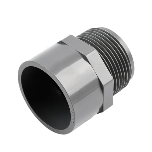 1-5�� 20-110mm �Y�l�W PVC�p�C�v �C�R�[���X�g���[�g�R�l�N�^ ����/����p(Grey,1I2 INCH - 20MM_1 PIECE)