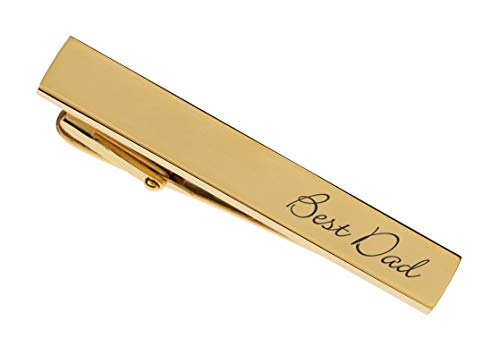 Personalized Gold Tie Clip Custom Engraved Free - Ships from USA