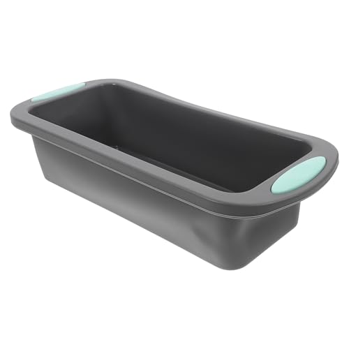 OSALADI Molde de Silicona para Hornear Pan de 23 Cm con Marco Metálico Reforzado, Molde Antiadherente Reutilizable para Tostadas y Pasteles, Apto para Horno, Microondas y Lavavajillas