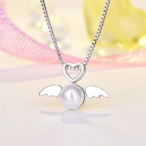 Bijoux de mariage d'exception collier pendentif perles et argent 925