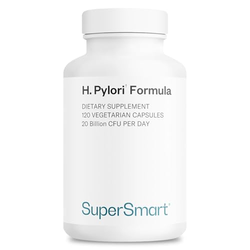 Supersmart H. Pylori Formula 20 Billion CFU per Day - Probiotic Lactobacillus Reuteri DSM 17648...
