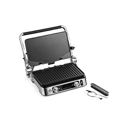 De'Longhi CGH1112DP MultiGrill 1100, Elektrogrill mit spezieller App, elektronische Steuerung mit 2 unabhängigen… – Bild 3