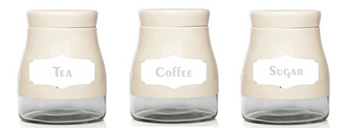 Set da caffè/tè/zucchero Adesivi/etichette per