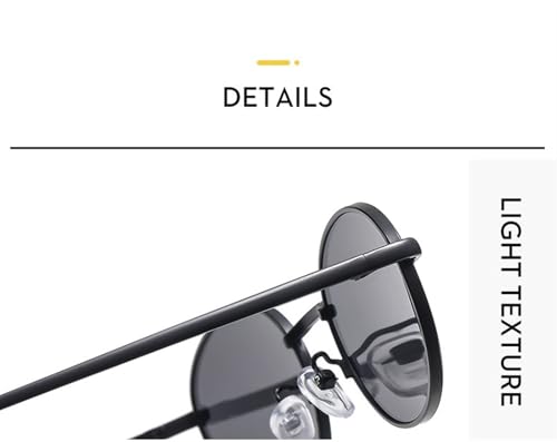 Men's Small Frame Metal Sunglasses Outdoor Women Shopping Commuter Sun Glasses3