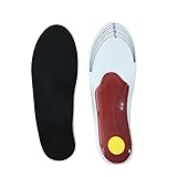 LTLCLZ 1Pair Orthothothotik Innensohle Bogenstütze Flachfuß Orthopädische Einlegesohlen Zur Füße Leichten Druck Der Luftbewegung Dämpfung Kissenpolsterpolstere Innensohle,L