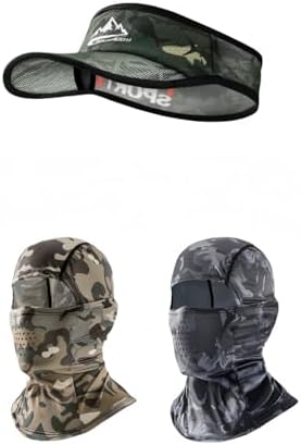 Golf Visors for Men Women Tactical Balaclavas Full face mask Motorcycle Helmet Cover Summer image 3