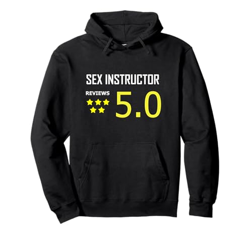 Sex Instructor Reviews Adulte Humour Swinger Orgie Blague Rétro Sweat à Capuche