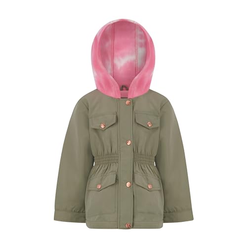 Jessica Simpson Girls' Cozy Fleece-Lined Jacket - Stylish Warmth for Every Adventure