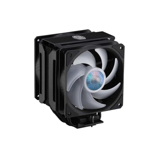 Image of Cooler Master MA612 Stealth ARGB CPU Cooler - Dual 120mm ARGB Fan| Support AMD & Intel CPU Socket AM4, AM3, LGA 1700, 2011, 1151, 1150 | 6 Heat Pipes | High Performance | Nickel Plated