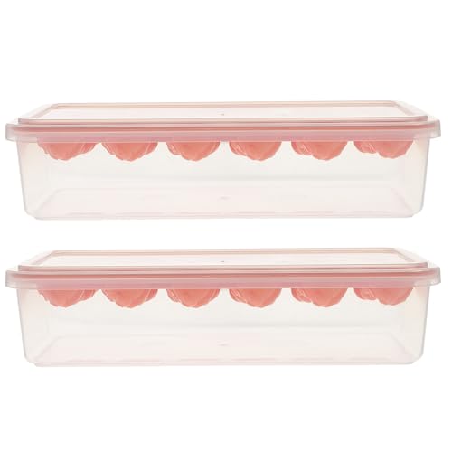 Molde de Silicona para Cubos de Hielo 2 Piezas miniatura 1