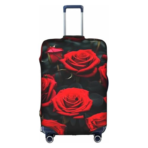 Housse de protection élastique pour valises blanche à fleurs protection bagage soute