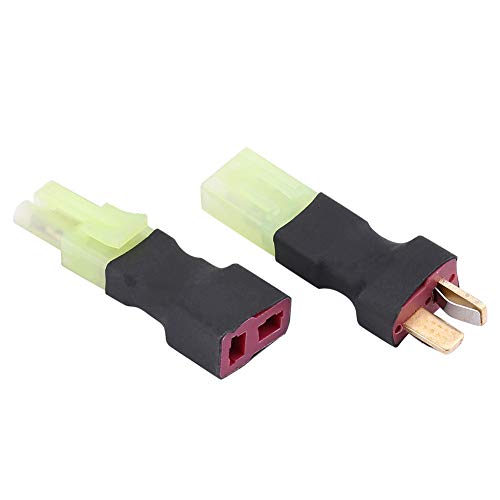 deans tamiya adapter - 2Pcs / Set Wireless T Plug Male/Female to Mini Tamiya Female/Male Connector Adapter RC Battery Adapter Cable