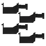 Veemoon 4 Stück Mikrowellen Türhaken Ersatzset Universeller Türverschluss mit Druckknopf Robustes Zubehör zur Mikrowellen Türverriegelung Einfacher Einbau Kompatibel für