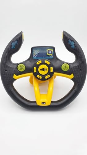 Image of Kids Driving Steering Wheel Funny Interactive Driving Wheel with Music (Black)