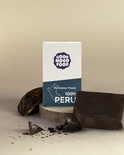 Goodmoodfood Bio Rohkakao Kakaomasse 500g – Kakao vegan Trinkschokolade Ritualkakao Fairtrade Dark Chocolate