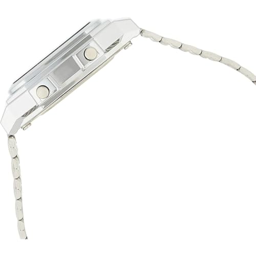 Miniatura 3 de Casio Reloj Digital para Unisex de Automático con Correa en Acero Inoxidable Chapado en Platino A-178WA-1