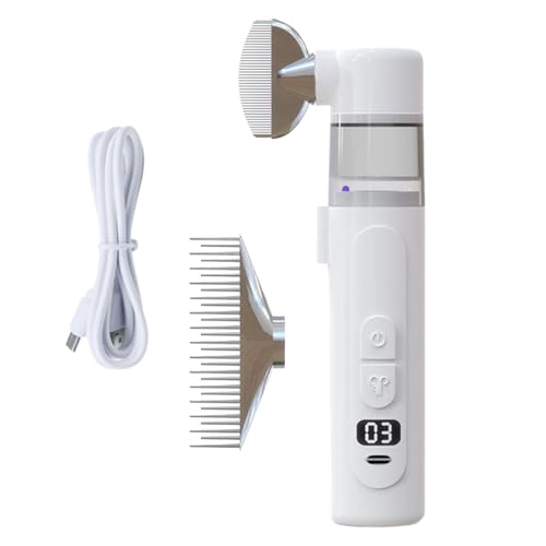 Lice Vacuum | Cordless Lice Zapper Comb USB Charging Hair Cleaner for Kids Adults Women Men Home Travel Shower Spa Grooming