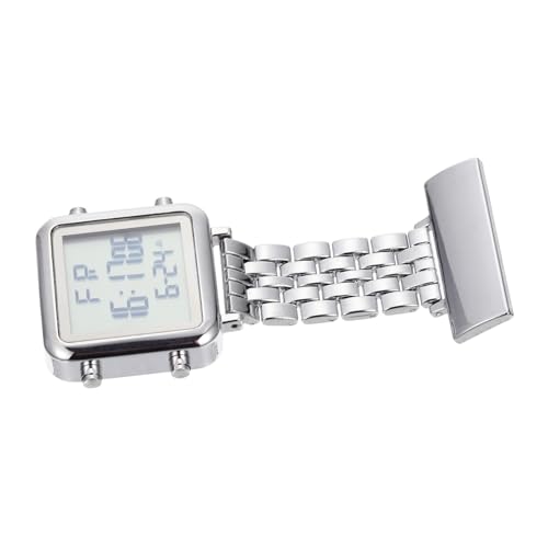 Montre électronique numérique avec alarme et clip de poche SOIMISS
