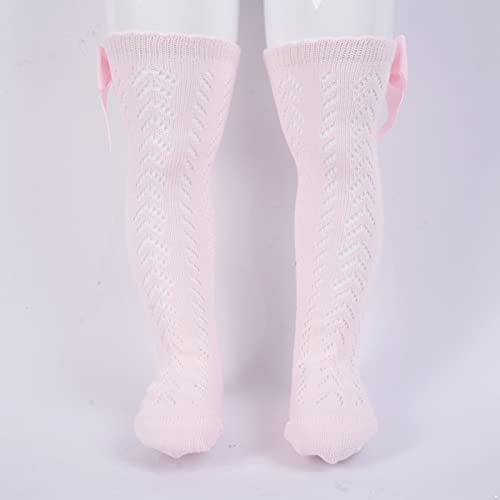 IEFiEL Calze Lunghe in Cotone con Fiocco per