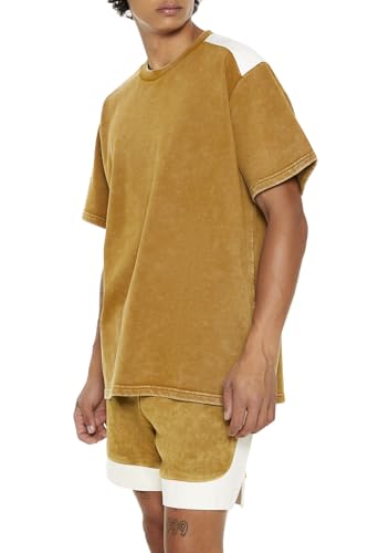 Forever 21 Men's Colorblock Short-Sleeve Pullover3