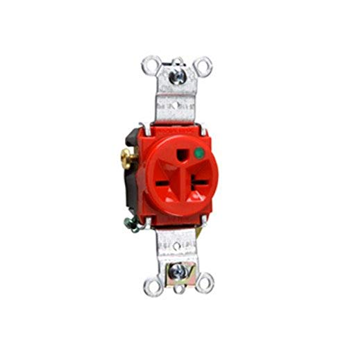 Receptáculo único Legrand 8801-Red Nm6-20R para empotrar en pared
