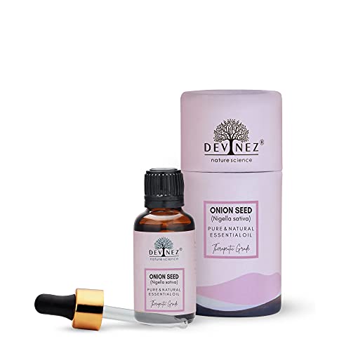 Devinez Onion Seed Cold-Pressed Oil – 30ml – Nourishes The Skin, Heals Wounds, for Hair Growth, Detoxification, Heals Wounds, lighten up marks, scars & spots
