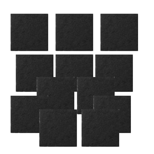 Delapan 12 Pack Charcoal Replacment Filter fits HAPAW SZEE XL Stainless Steel Litter Box with Lid Carbon Odor Filters