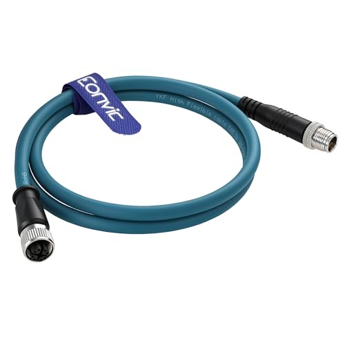 Cable Ethernet Industrial Cat7e M12 X-Code 1m miniatura 3