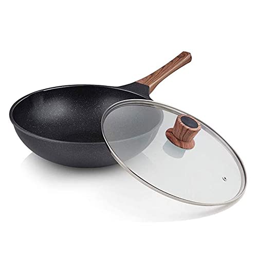 Wok antiadherente con tapa y espátula miniatura 6