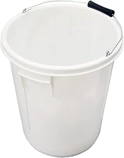 25L Plastic Bucket With Handle + 40L Large Flexi Tub | Heavy Duty Plasterer Mixing, Paint Bucket, Storage | Flexi Tub Muck Bucket Home and Garden Debris Rubbish Collection