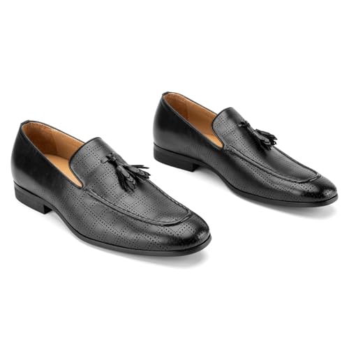 Image of JITAI Men's Lindford Moc Toe Bit Slip-on Penny Loafer Party Shoes