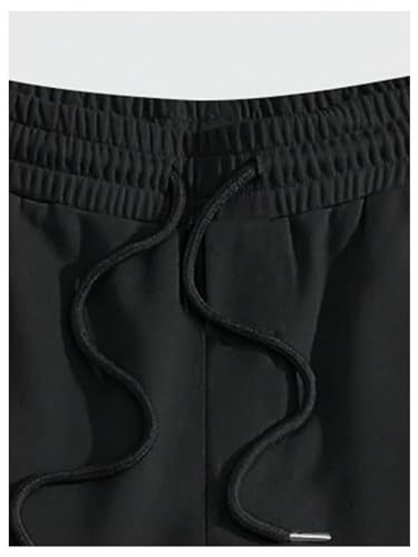 GORGLITTER Men's Y2K Graphic Baggy Sweatpants Drawstring Waist Wide Leg Jogger Pants with Pockets4