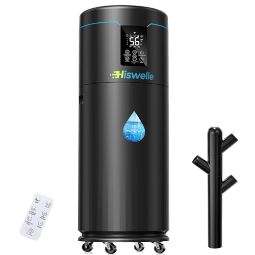 Hiswelle Large Humidifiers for Bedroom, 4.5 Gal Cool Mist Humidifier