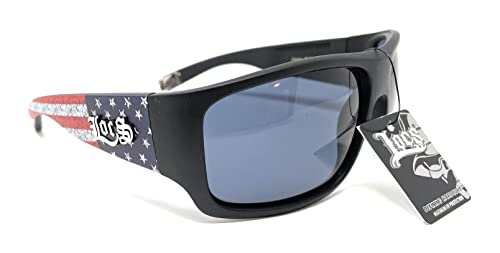 Locs Square USA Flag Patriotic Sport Wrap Around Sunglasses4