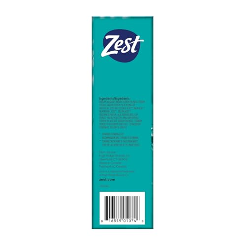Image of Zest Bar Soap - Enriched with Vitamin E - Moisturizing Body Soap - Gentle Soap - Paraben-Free Soap Bar - Suitable for All Skin Types - Aqua - 16 Pc