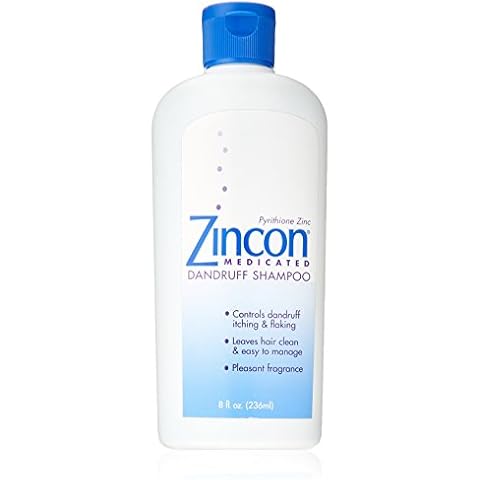 Zincon Medicated Dandruff Shampoo, 8 Fluid Ounce - Set of 3 Cover