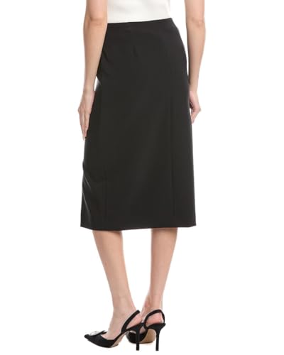 Anne Klein Women's Pull on Asymmetrical Seam Midi Pencil Sk2