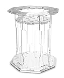 Acrylvase für Lego Blumenstrauß, Transparenter Ständer für Botanische Sammlung, Dekorative Blumenvase für Rose, Orchideen, Sonnenblumen