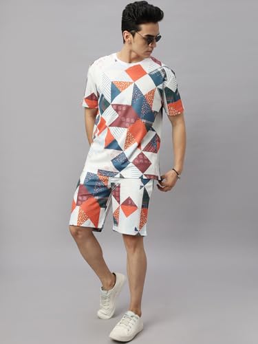 Image of Wear Your Opinion Mens Co ord Set All Over Printed T-Shirt & Short Set