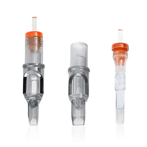 40Pcs Tattoo Cartridges Needles, Assorted Disposable Cartridge Tattoo Needles Round Liner Mixed 3RL 5RL 7RL 9RL 3RS 5RS 7RS 9RS for Tattooing, Tattoo Machine, Tattoo Kits, Tattoo Supplies - Thumbnail 4