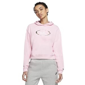 Nike Sportswear Womens Hoodie CV1870-058 (Pink, Medium)