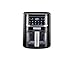 USHA Ichef Smart Air Fryer 4.5L,10 In 1 Functions10 Preset Menu|Digital Display&Touch Panel|Transparent Window|Illuminated Chamber|Turbo Air Circulation|Oil Free Cooking|Auto Pause/Start(Black),1350W