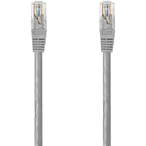 Câble UTP Cat6 gris 15m DCU Connection assurant un haut débit informatique fluide