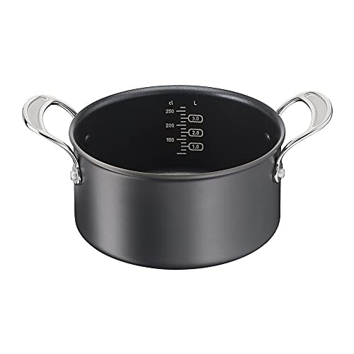 Tefal H9124644 Stewpot, 24cm, Jamie Oliver, Hard Anodised, Aluminium 2 Gallery Image